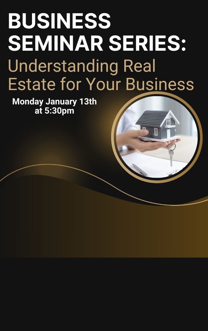 Business Seminar with a house and key