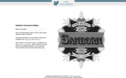 Sanborn Fire Maps screenshot